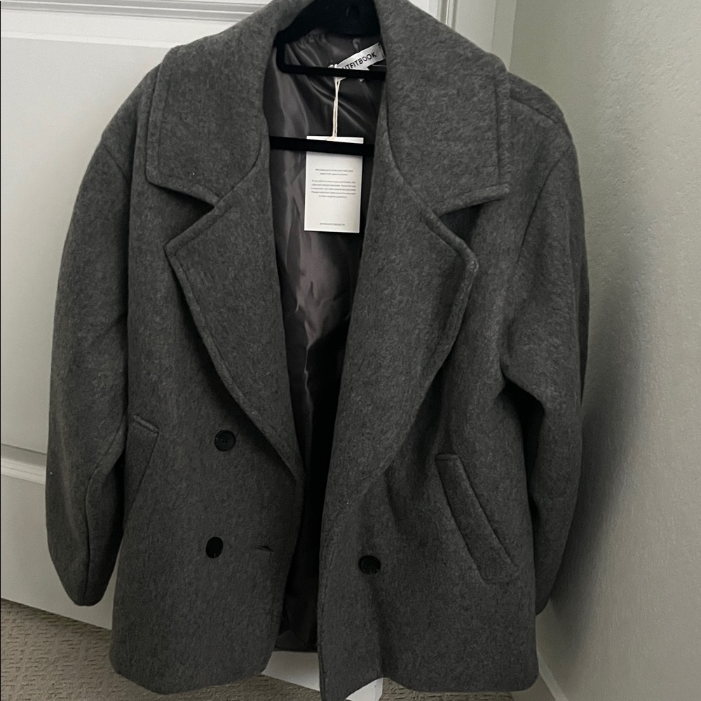 Women’s  Gray Wool Coat